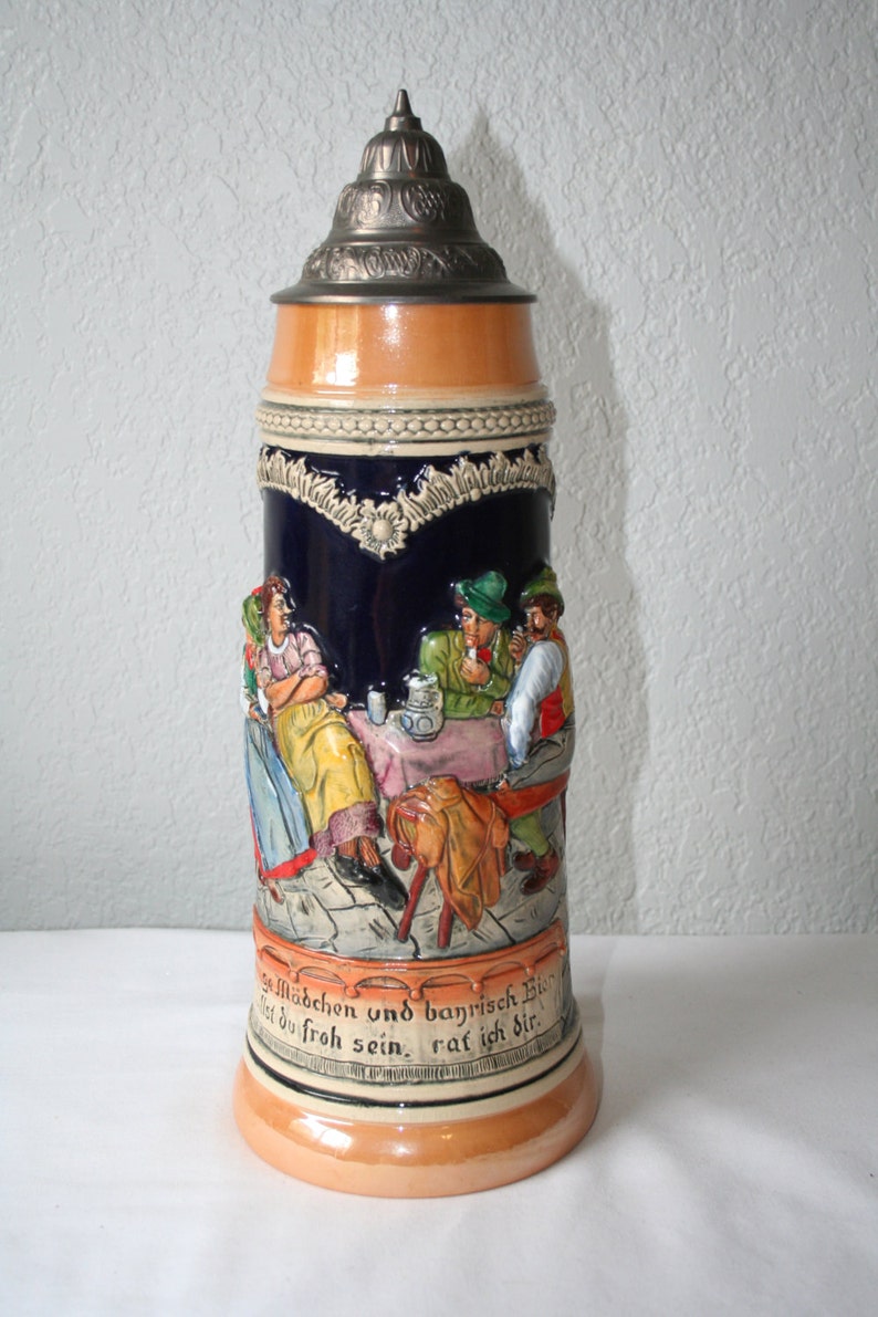 Vintage West Germany Beer Stein Thewalt Etsy