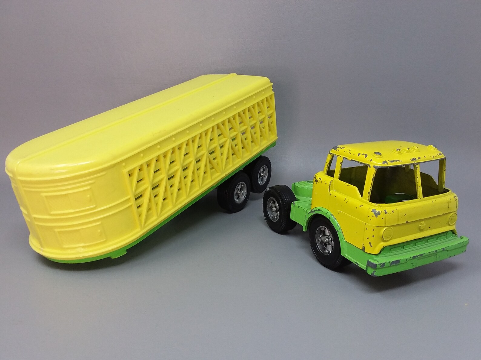 Hubley Kiddie Toy Cattle Truck Metal Diecast 1950s Etsy