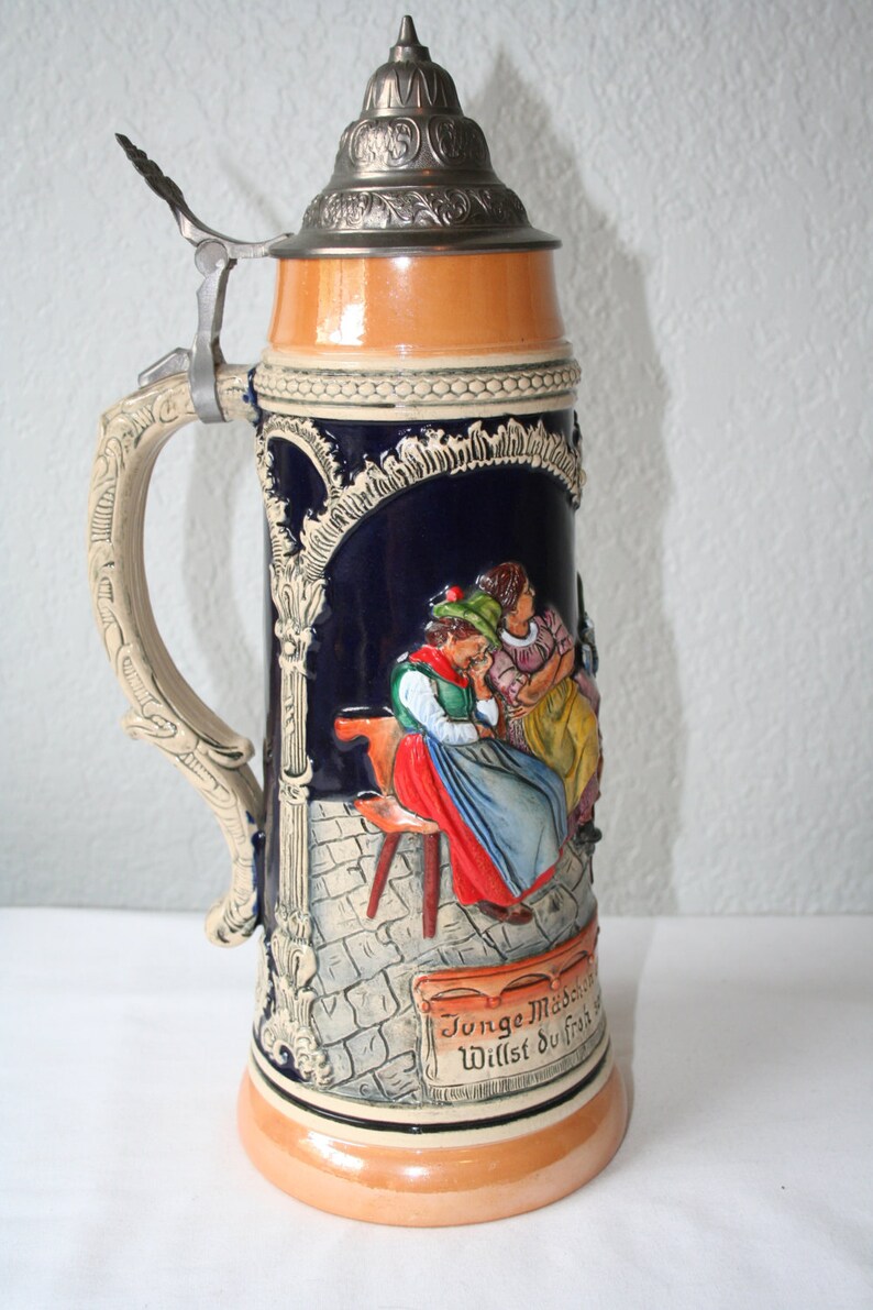 Vintage West Germany Beer Stein Thewalt Etsy