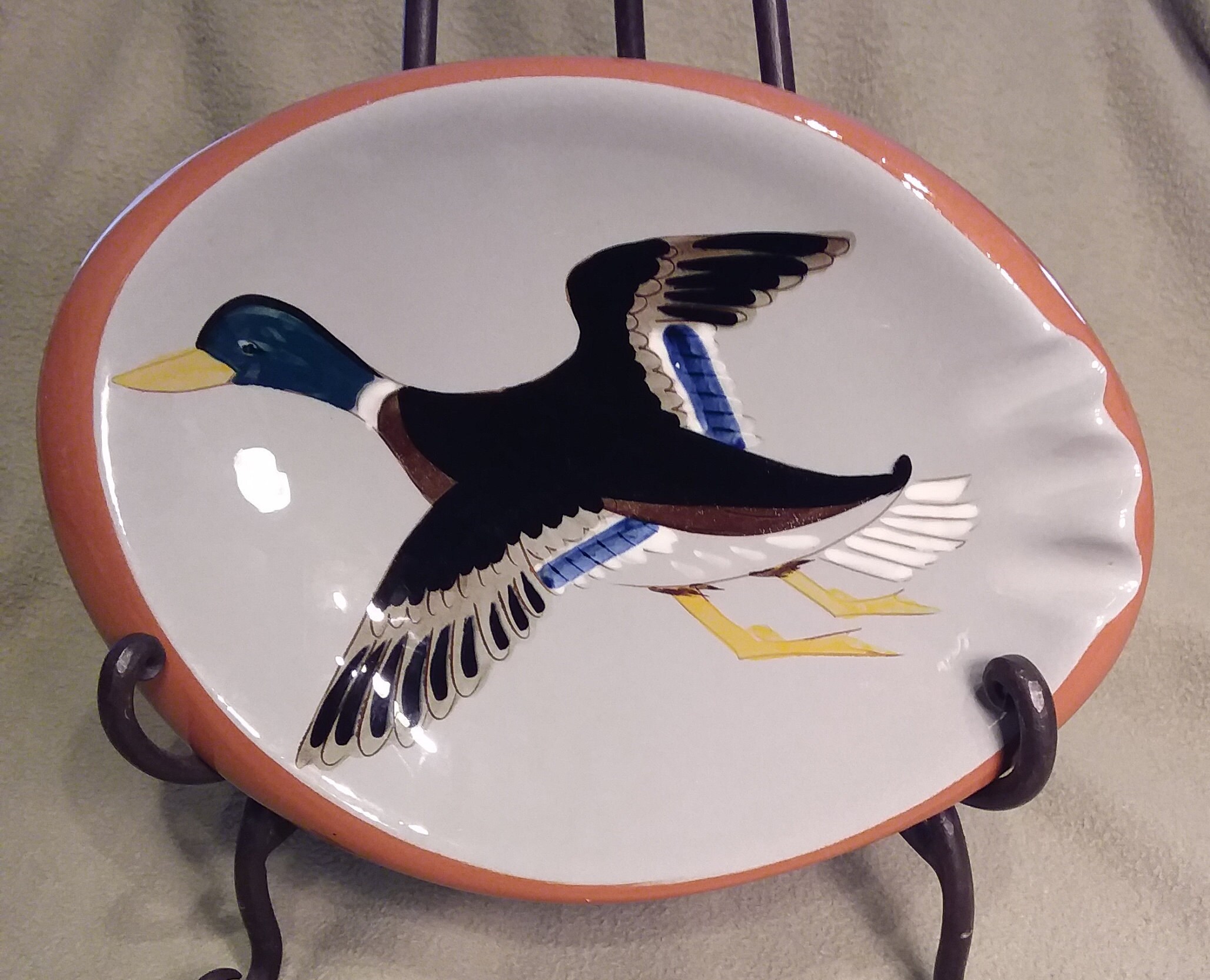 STANGL POTTERY Mallard Duck Vintage Ashtray Etsy