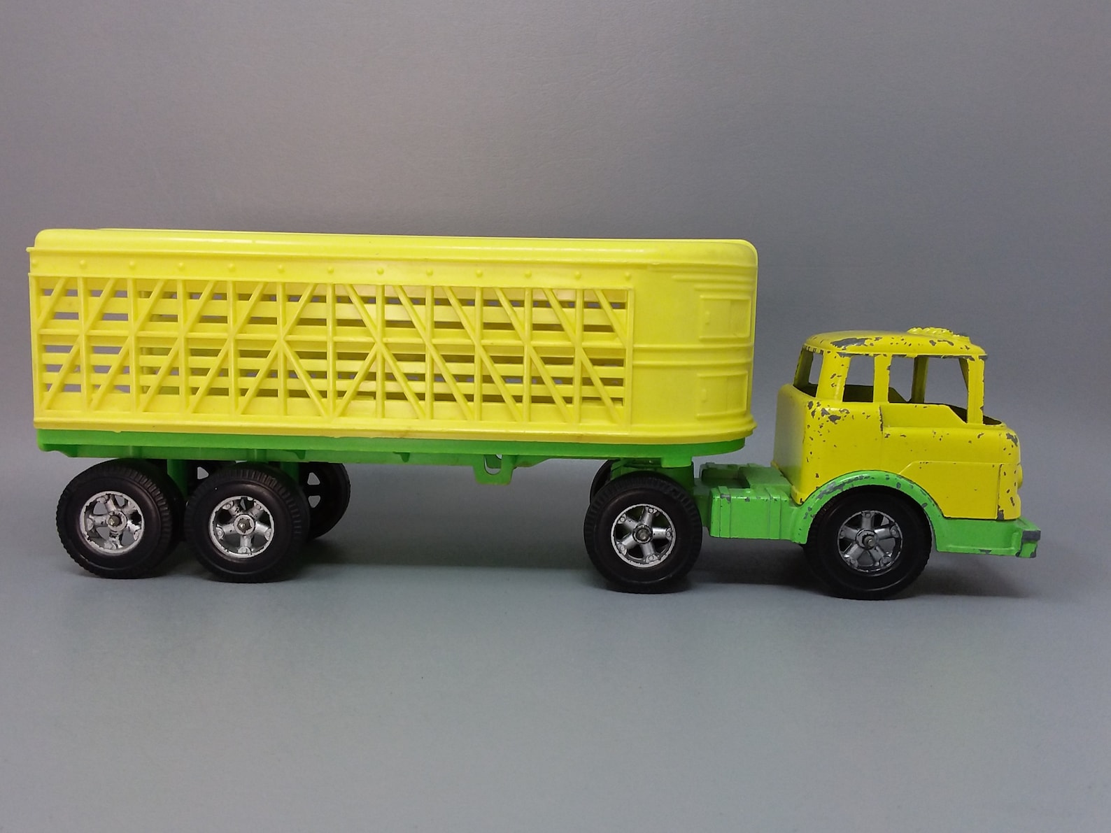 Hubley Kiddie Toy Cattle Truck Metal Diecast 1950s Etsy