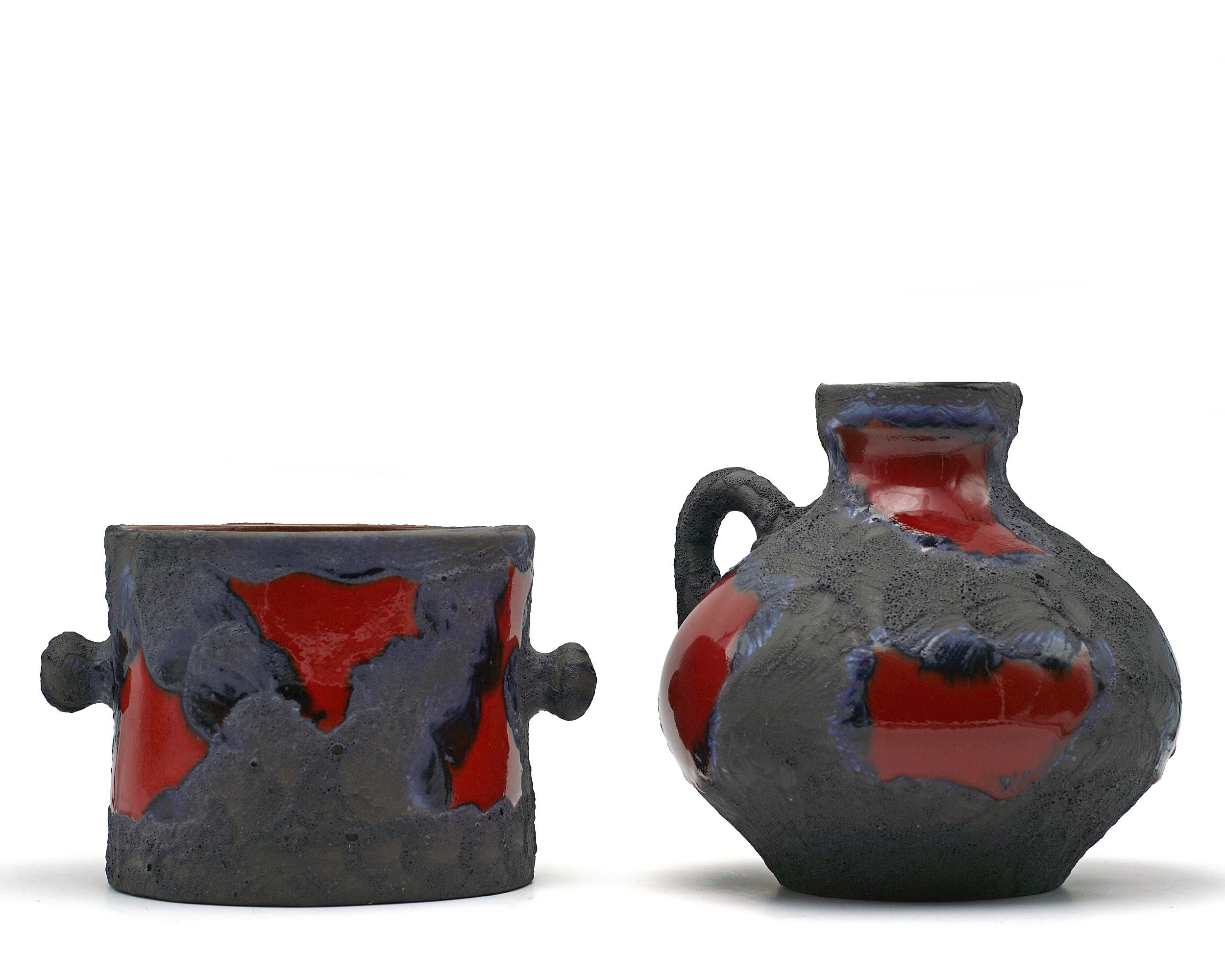 miomio）独60年代Marei 4305 Fatlava ジャグベース Mid Century 1960s MAREI Keramik Fat Lava Vase 7300, West