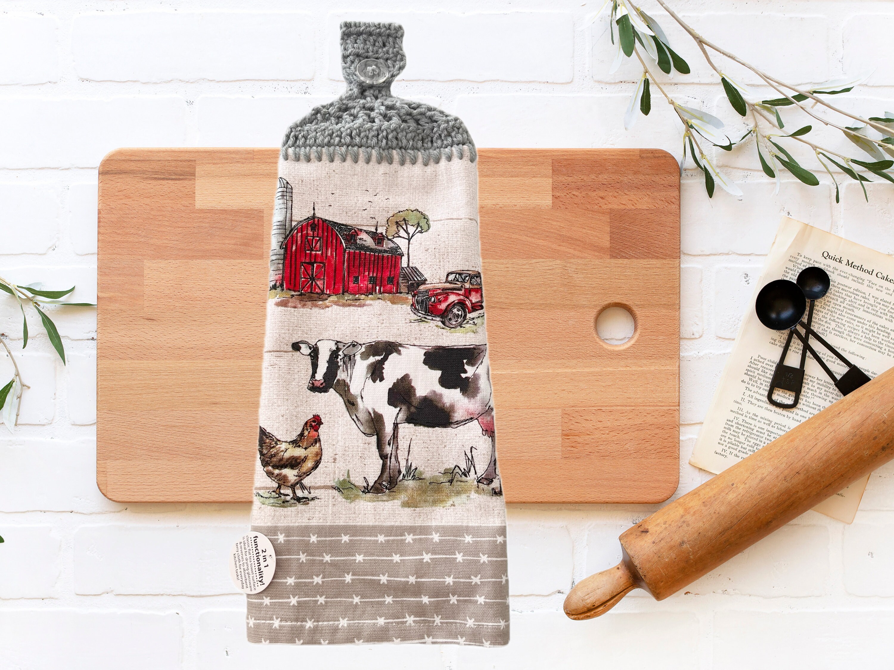 Farmhouse Kitchen Decor - Farm Animal Kitchen Towels – Do Take It