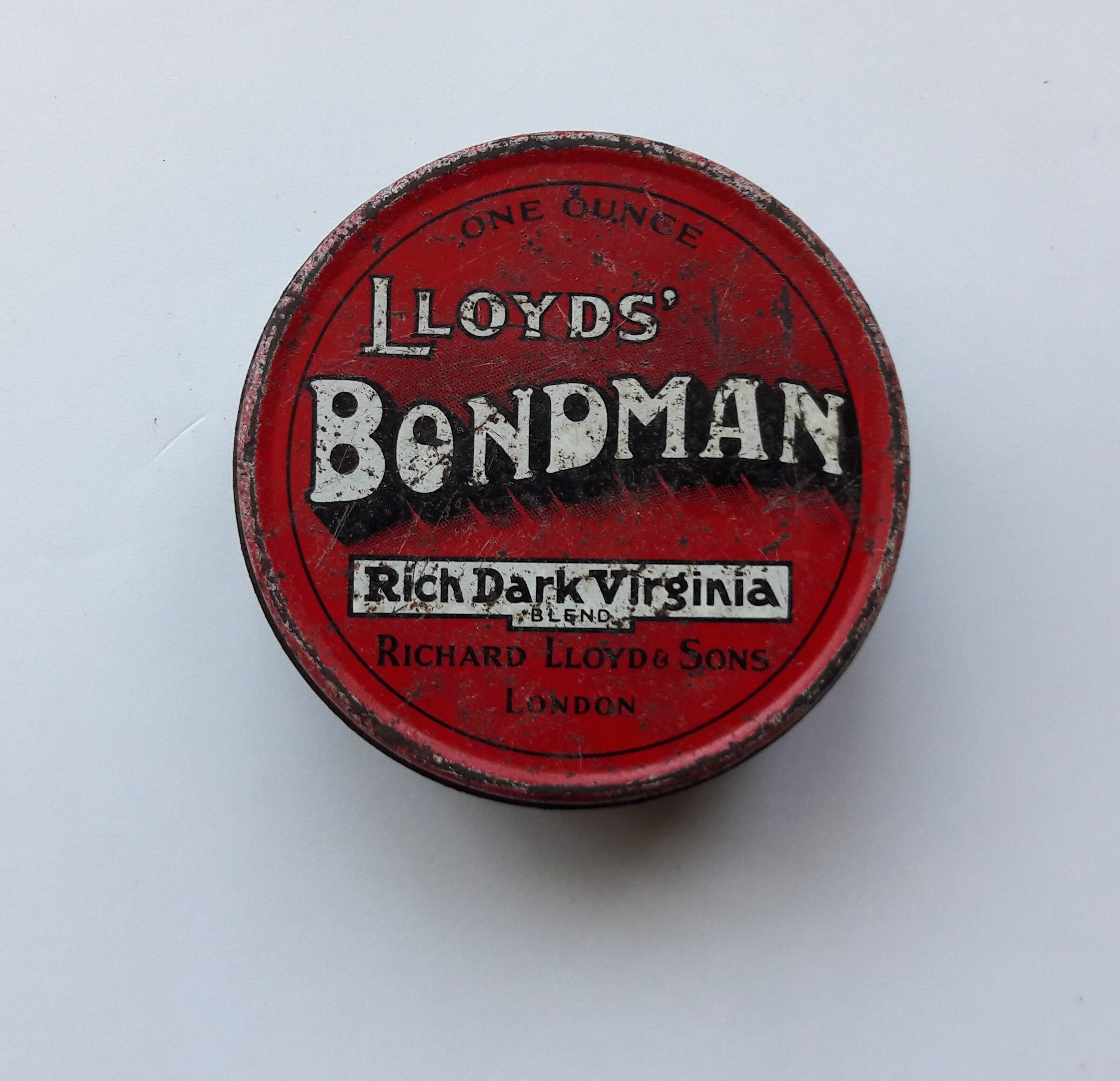 Lloyds Bondman Rich Dark Virginia Tobacco Tin