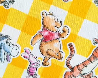 Disney Winnie the Pooh and Friends Fabric Made in Japan