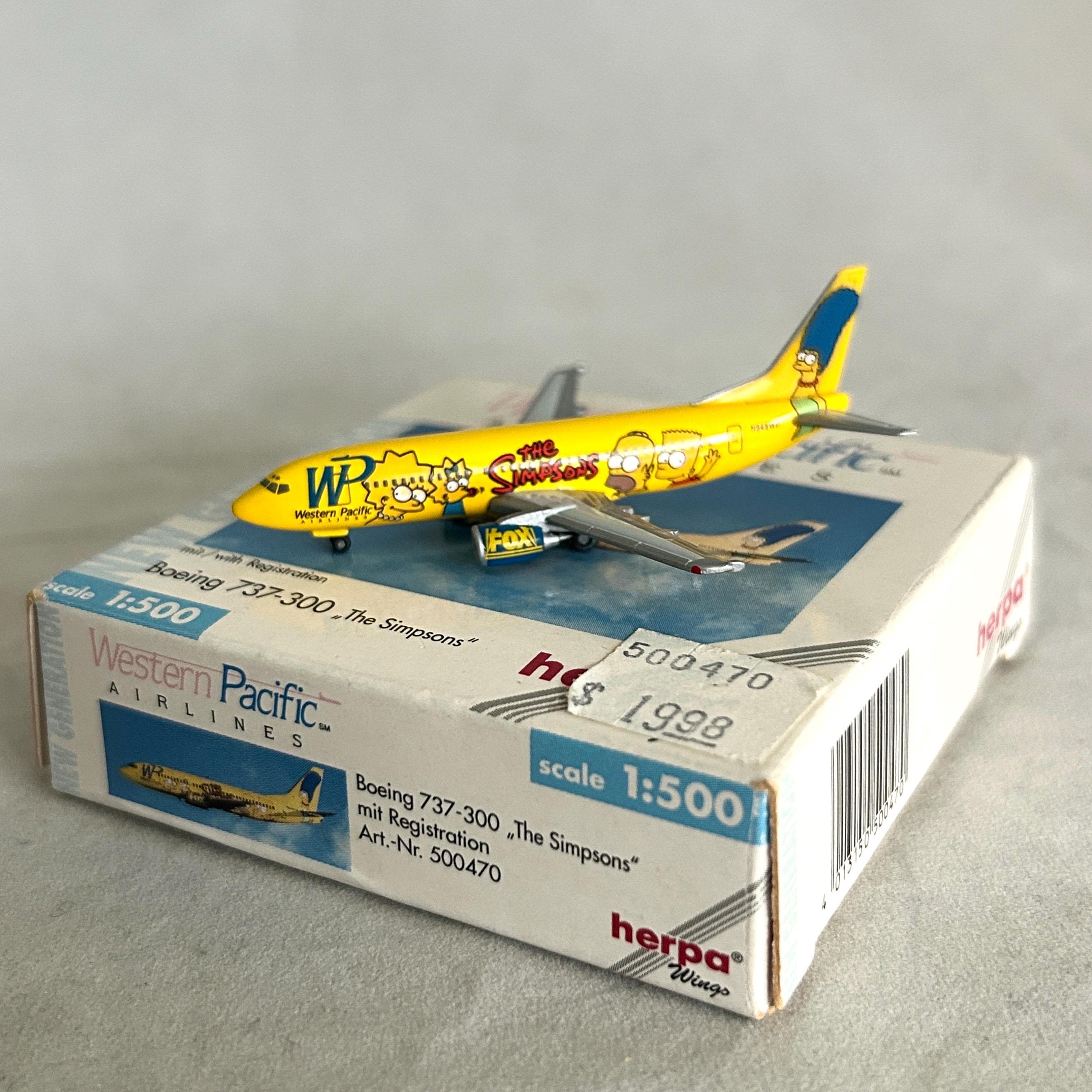 Herpa Wings Western Pacific Airlines Boeing 737-300 