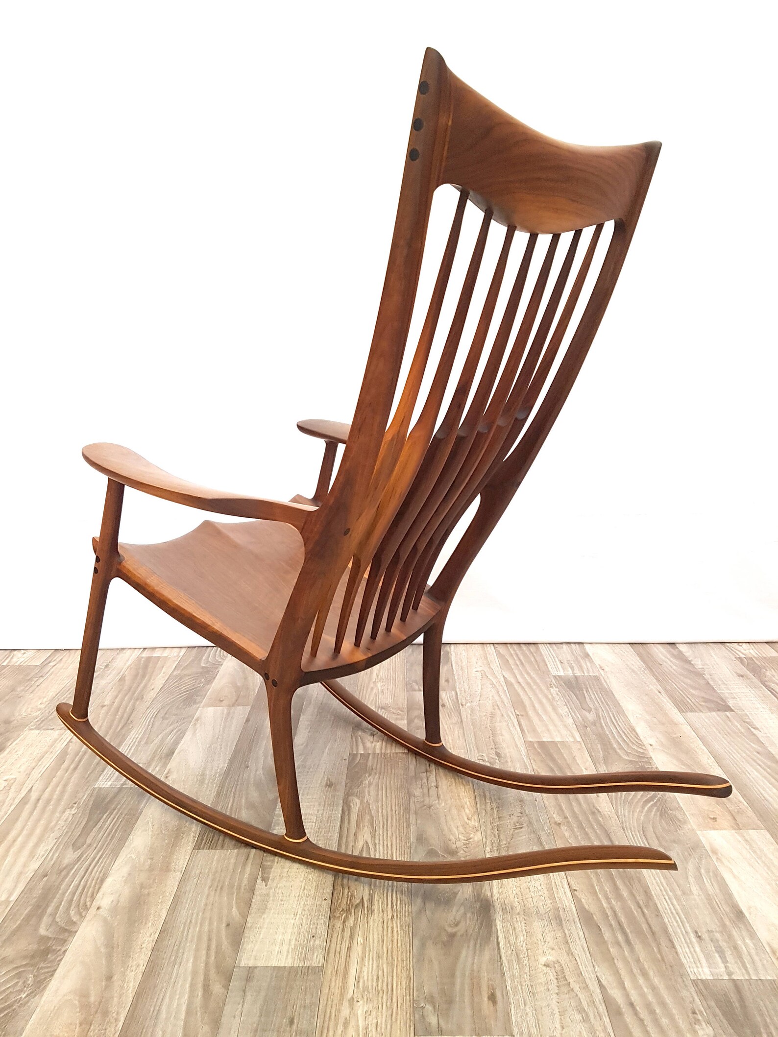 Chaise Berçante - Rocking Chair - Inspiration Maloof - Etsy