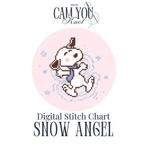 Snow Angel - Digital Needlepoint Stitch Chart