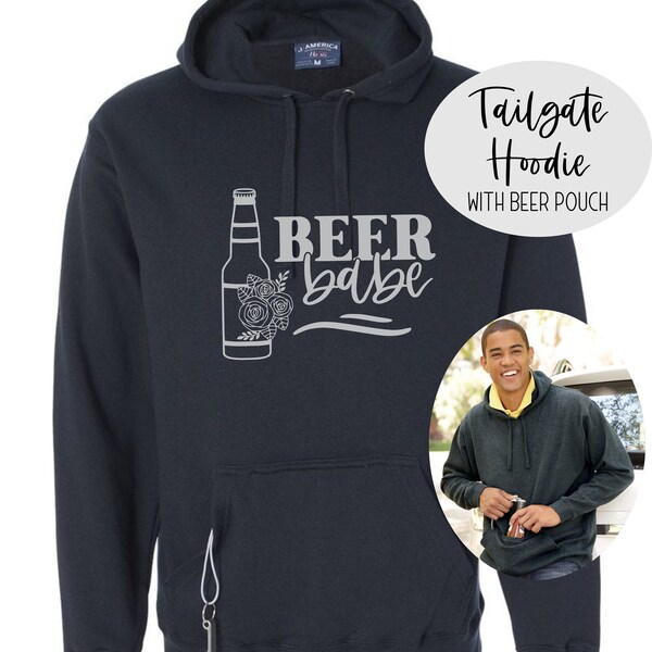 Beer Holder Hoodie Etsy