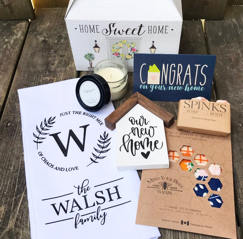 Housewarming Gift Box Personalized Gift Box for New Home Etsy