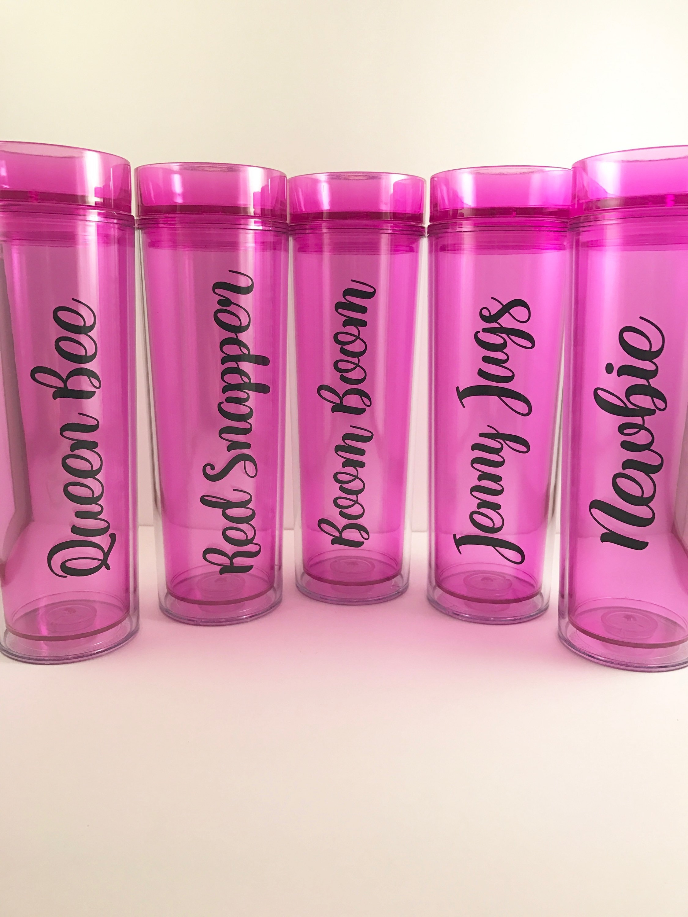 Personalized Acrylic Tumblers Skinny plastic tumblers Etsy