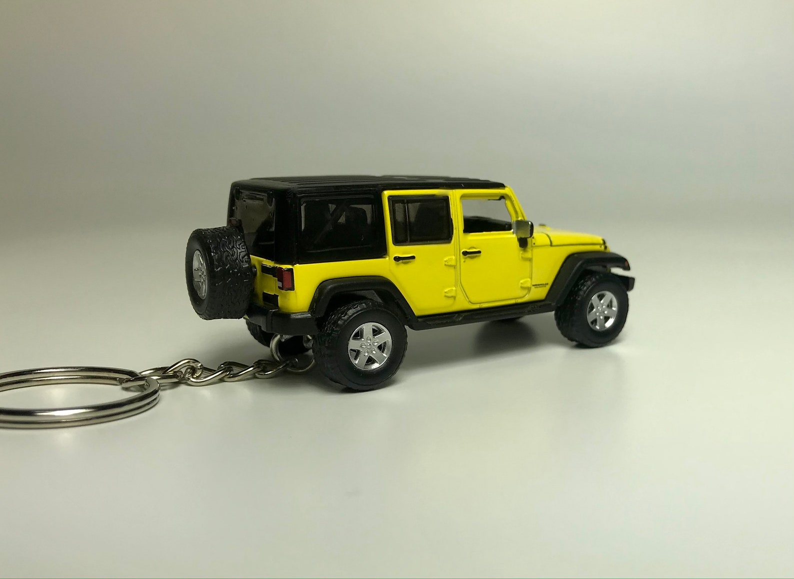 Jeep Wrangler Unlimited Llavero novelty hecho de 1/64 escala Etsy