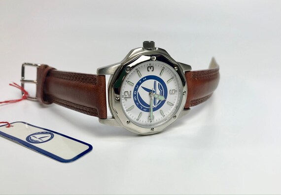 Plymouth Horloge Heren met Leren Band Heren Polshorloge | Etsy België