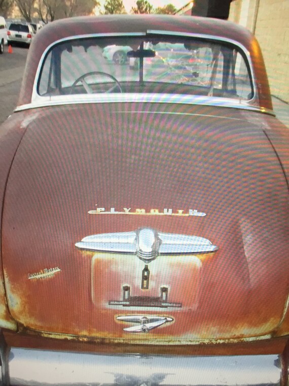 1952 Plymouth Trunk Emblem And License Plate Lite Antique Car Etsy 1952 Plymouth Trunk Emblem And License Plate Lite Antique Car Etsy