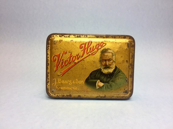 Rare Antique Victor Hugo Tobacco Tin J Baars Son Etsy Rare Antique Victor Hugo Tobacco Tin J Baars Son Etsy