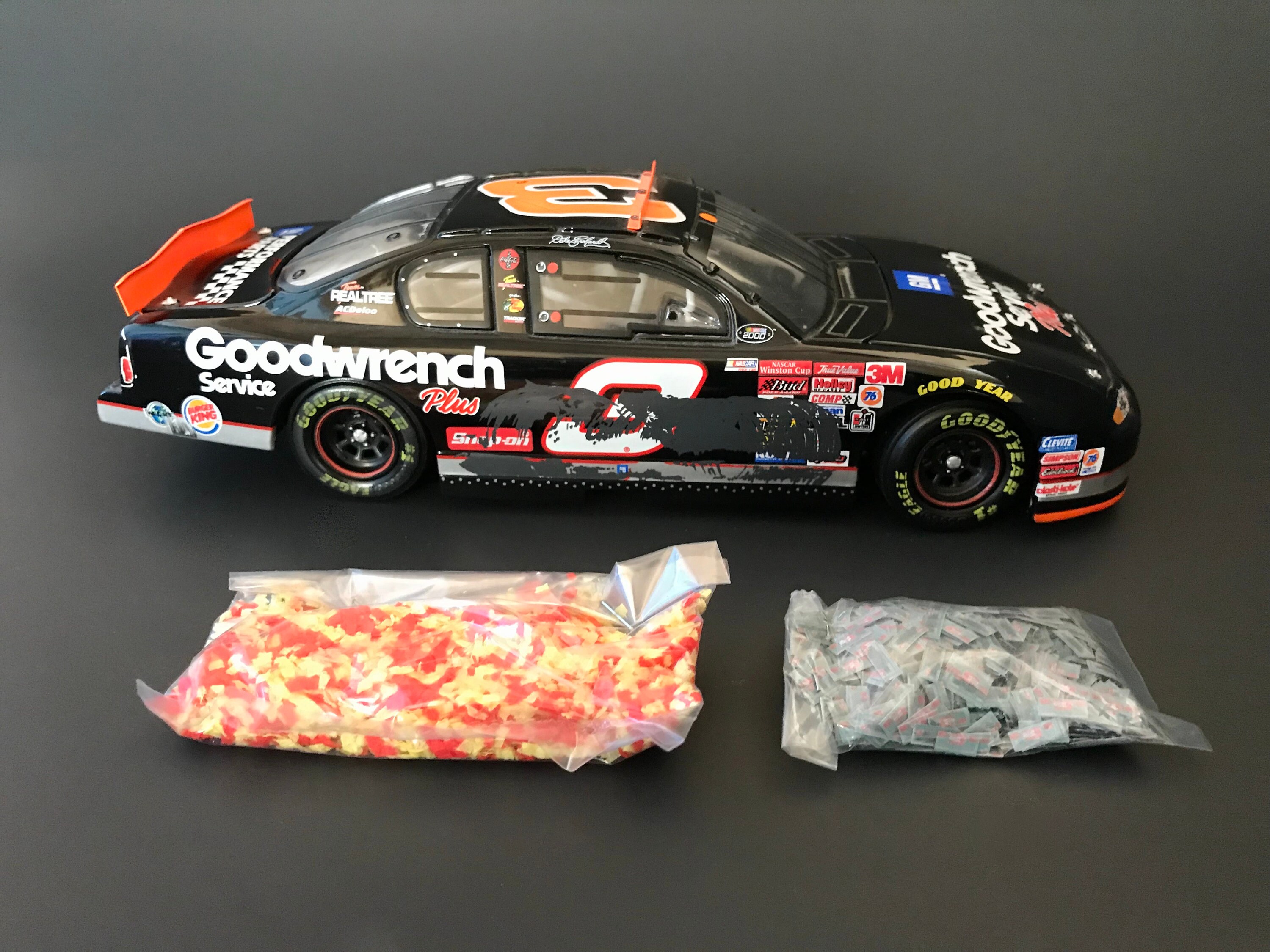 Signed Auto GM GOODWRENCH Plus Winners 1/64 Diecast Car 2000 Dale Earnhardt Sr Autographed Diecast Cars 