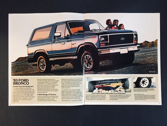 1985 Ford Bronco II Brochure See pic for condition. 20 pgs 