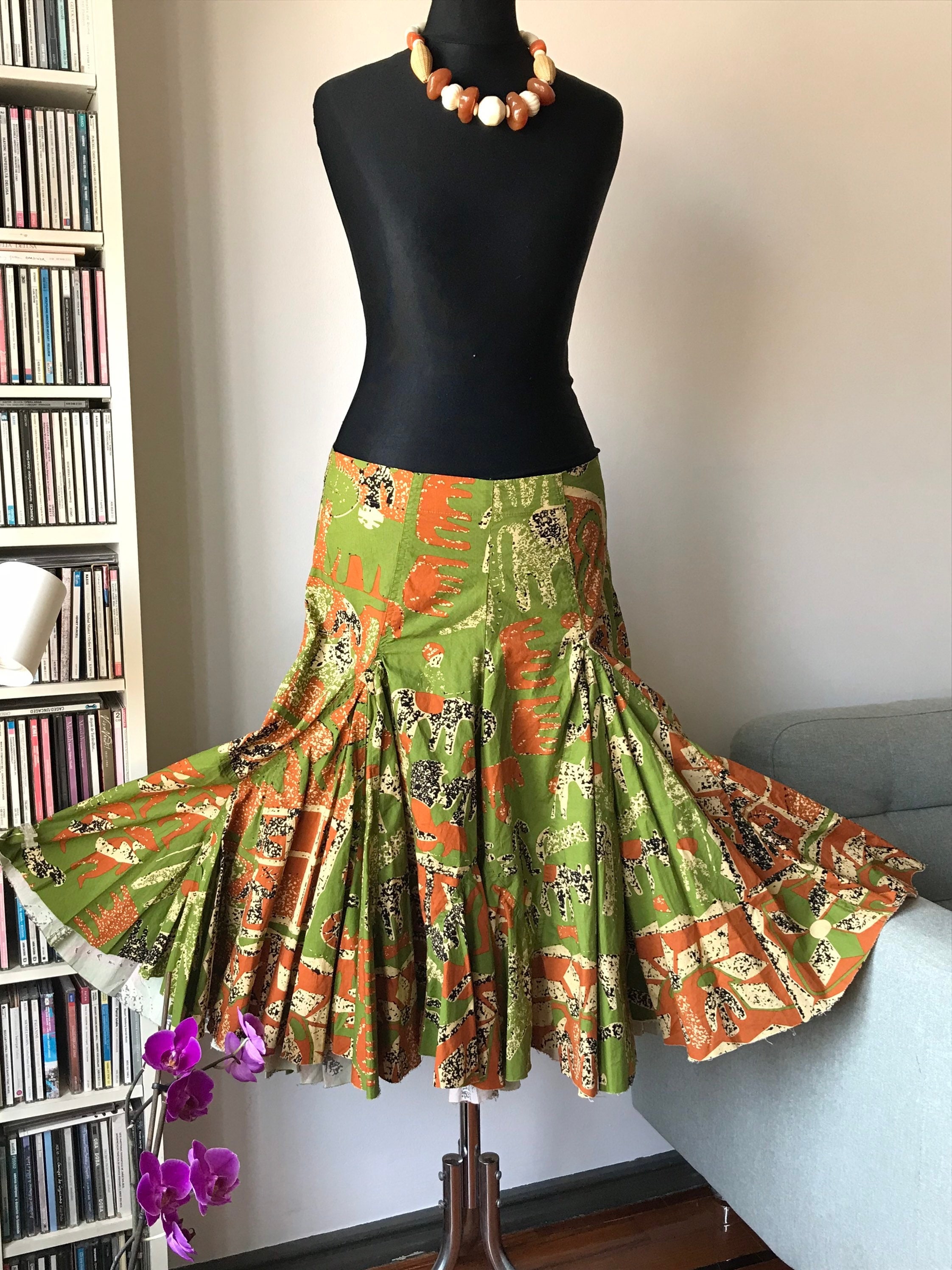 Godet skirt sale