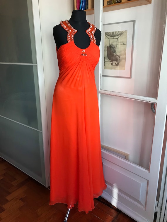 open lace back dress Aidan Mattox MN1E206693