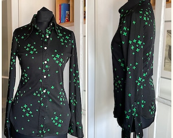Vintage 70s Shirt with Stars