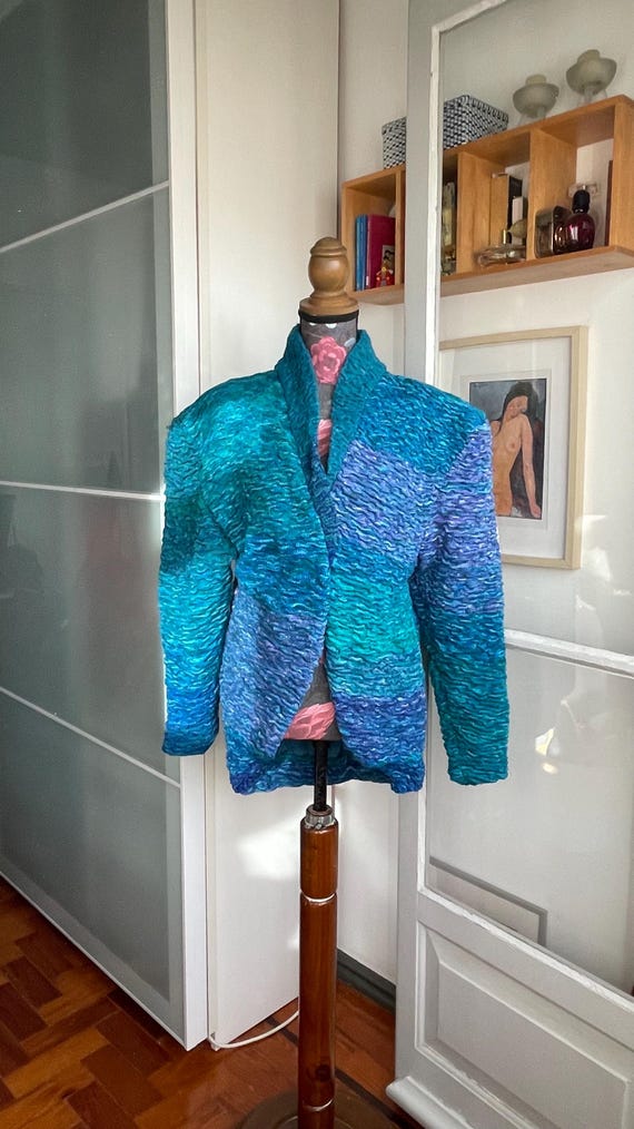 Vintage 80s Jacket With Oversized Shoulders - Etsy Israel