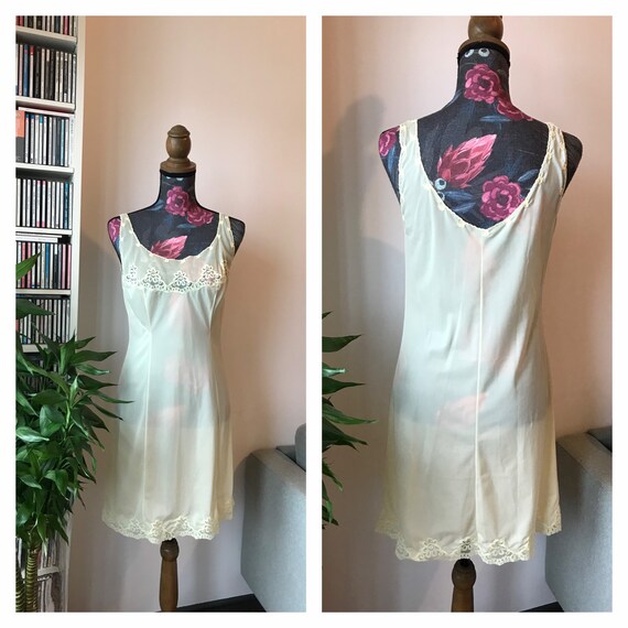 Pale yellow slip dress hot sale