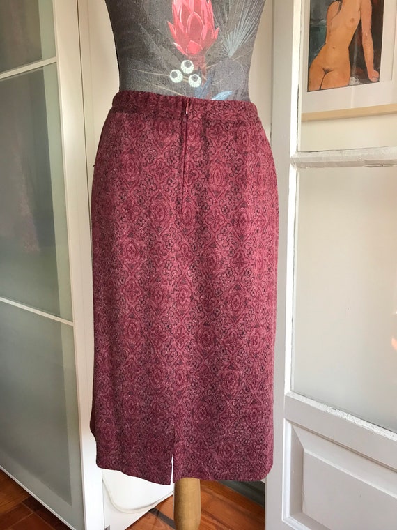 Vintage 80s does 40s amazing skirt and jumper set - image 2