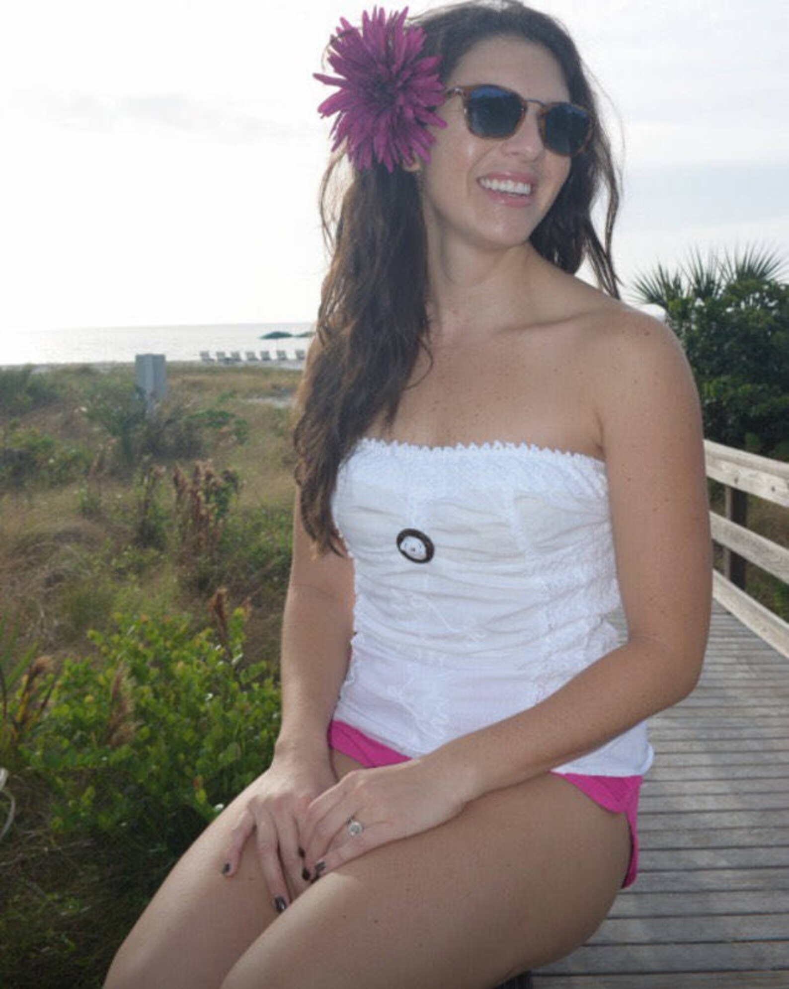 Strapless Tube Top, Cotton Strapless Top, White Strapless Top, Summer ...