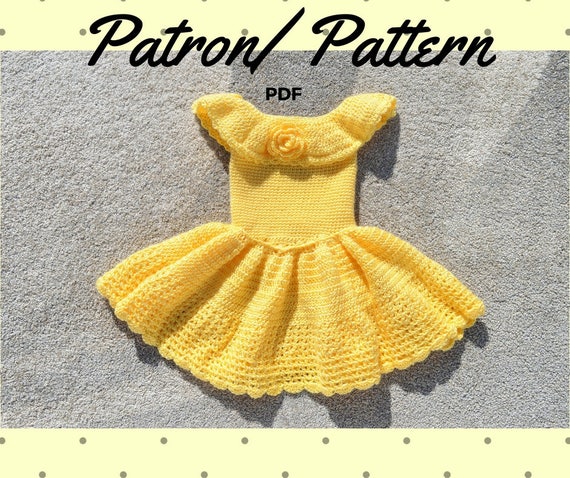 Patron Crochet Robe Pour Fille Robe De Princesse Etsy Patron Crochet Robe Pour Fille Robe De Princesse Etsy