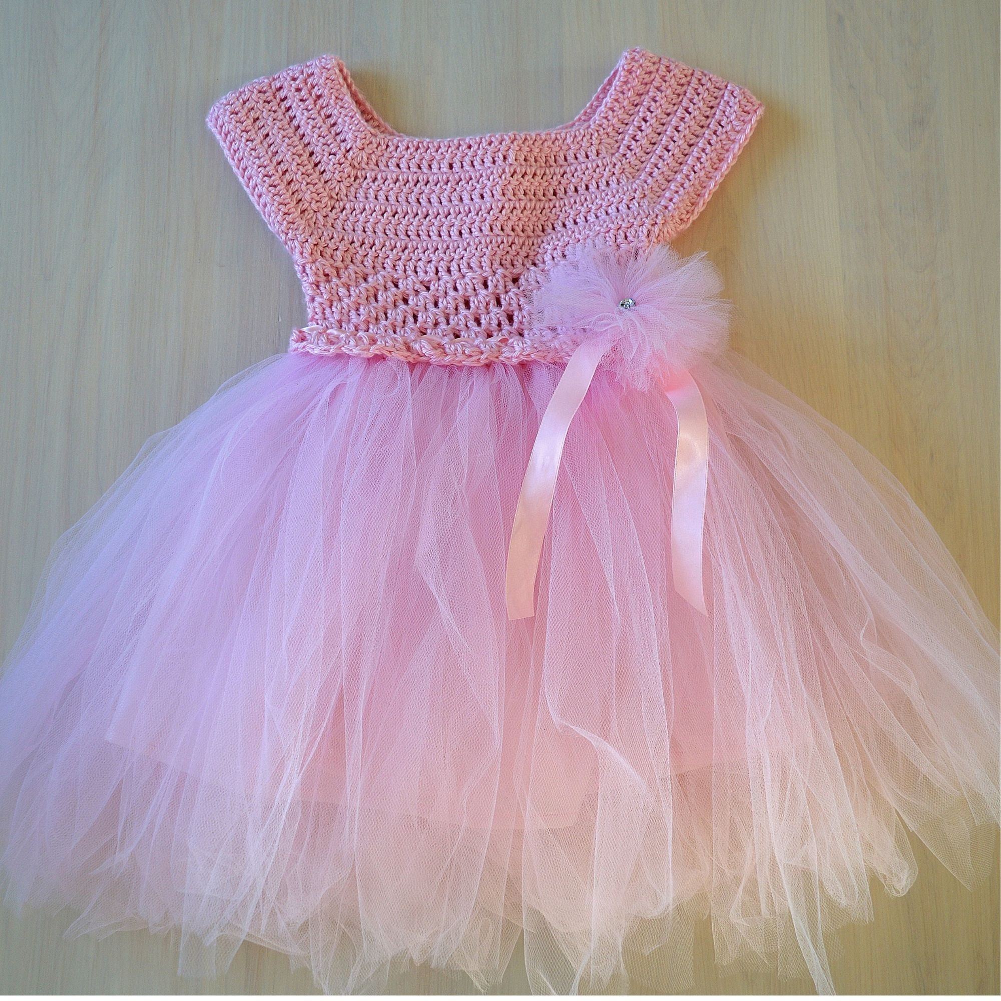 CROCHET PATTERN Girl Dress With Tulle Lilly's Dress - Etsy Australia CROCHET PATTERN Girl Dress With Tulle Lilly's Dress - Etsy Australia