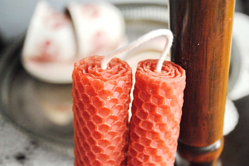 TheLaborOfOurHands Beeswax Taper Candle - Thumbnail 2