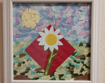 Wildflower Warrior Collage Wall Art