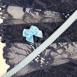 DIY Lingerie Kit – Stretch Lace Bralette & Panties Sewing Kit | S–XXL | Make Your Own Underwear Set | Lace,  Elastics and Hardware Kit