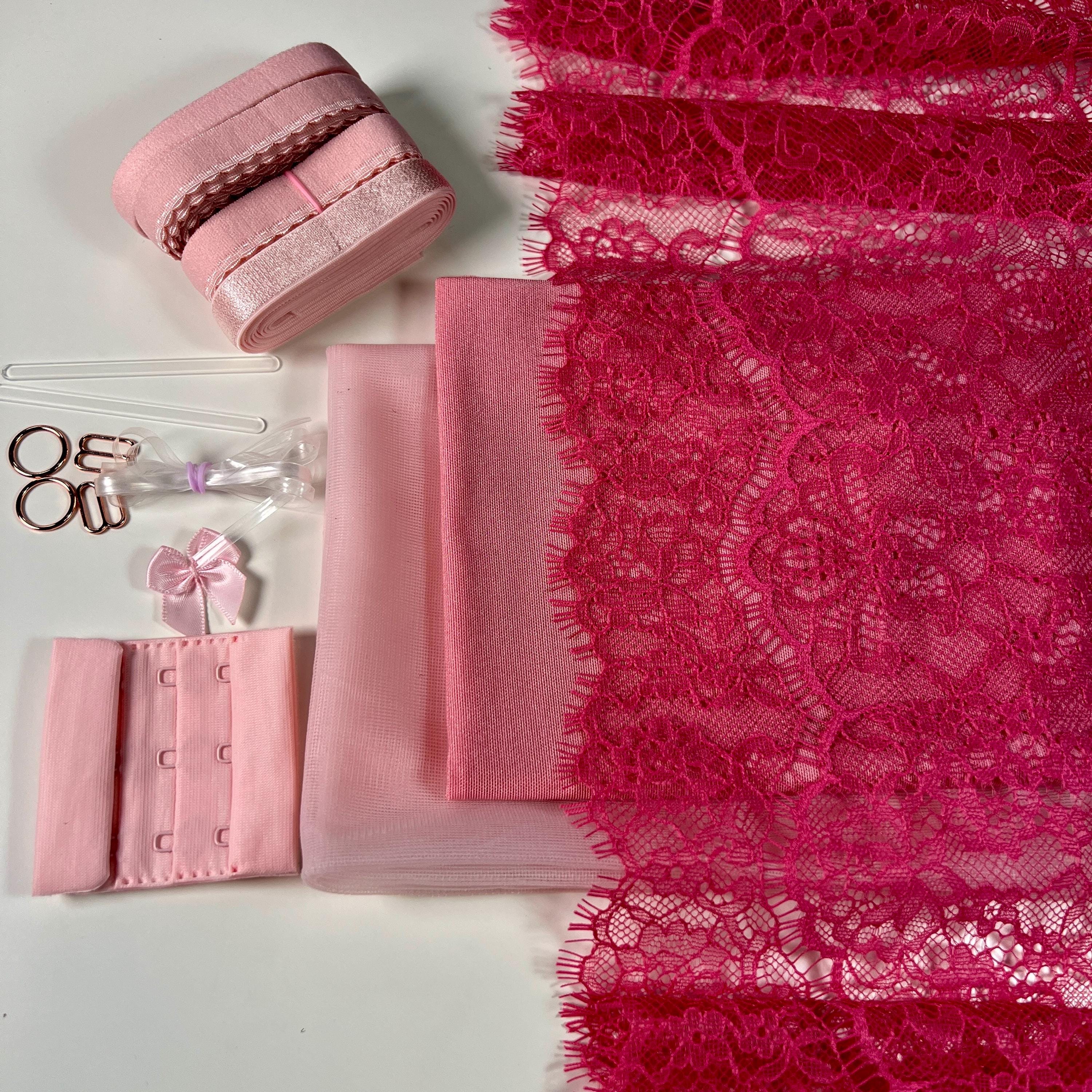 Bra Making Kit | Bra Sewing Kit | Non Stretch Lace | Bralette DIY Kit ...