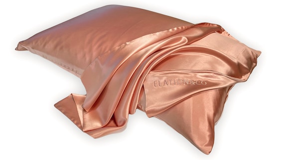 Slip Pure Silk Pillowcase Bedding, Rose Gold, Queen 