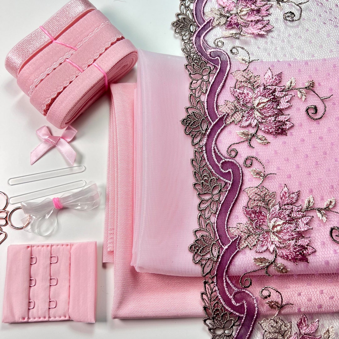 Bra Making Kit 20 | Bra Sewing Kit | Non Stretch | Bralette DIY Kit ...