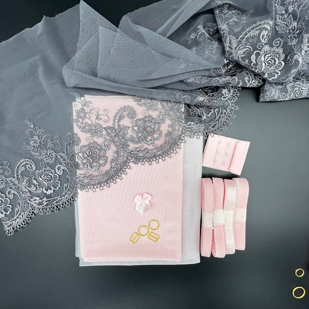 Bra Making Kit 21 Bra Sewing Kit Non Stretch Bralette Etsy Canada