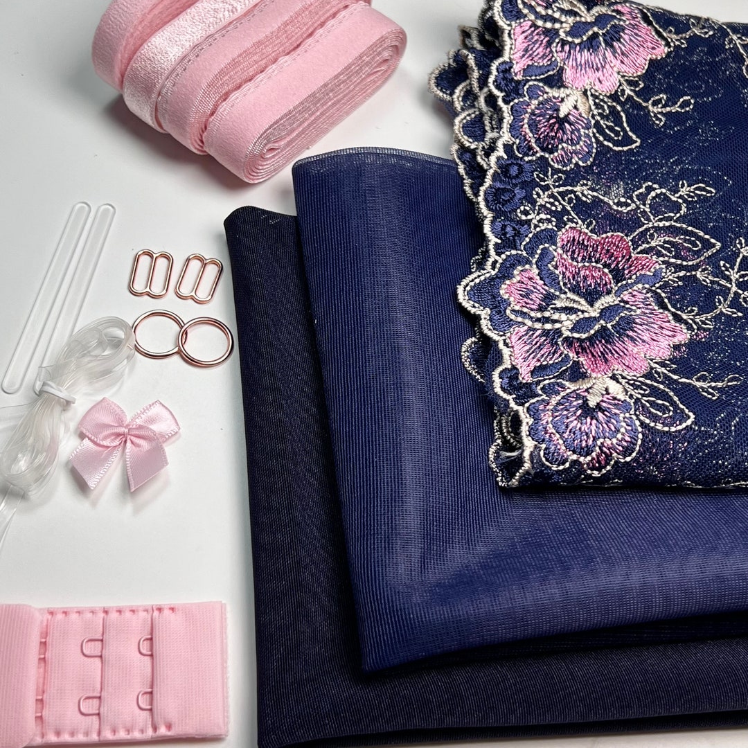Bra Making Kit Bra Sewing Kit Non Stretch Bralette DIY Kit Bra Kit