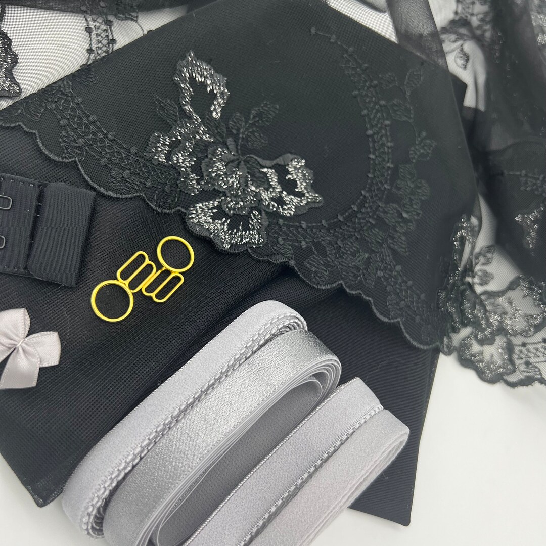 Bra Making Kit 11 Bra Sewing Kit Non Stretch Bralette Etsy