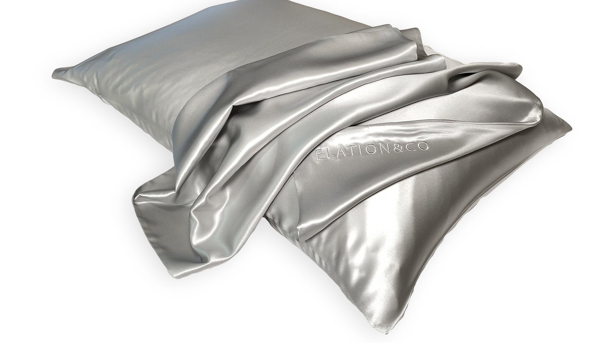slip pillowcase silver