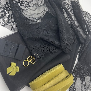 Bra Making Kit 8 | Bra sewing Kit | Stretch | Bralette DIY Kit | Bra Kit | Bralette Kit