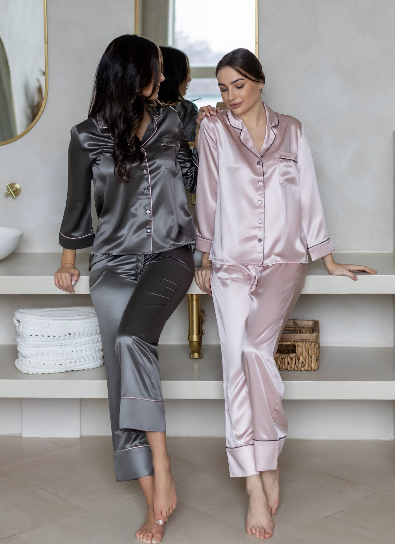 100% MULBERRY SILK PYJAMAS| Luxury Loungewear | Premium Silk