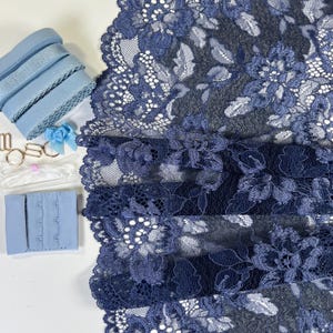 DIY Lingerie Kit – Stretch Lace Bralette & Panties Sewing Kit | S–XXL | Make Your Own Underwear Set | Lace,  Elastics and Hardware Kit