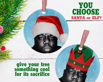 biggie ornament notorious new wave christmas santa hat funny gifts decorate christmas elf xmas tree decor 80s goth gifts - Funny Christmas Hats Adults biggie ornament notorious new wave christmas santa hat funny gifts decorate christmas elf xmas tree decor 80s goth gifts - Funny Christmas Hats Adults