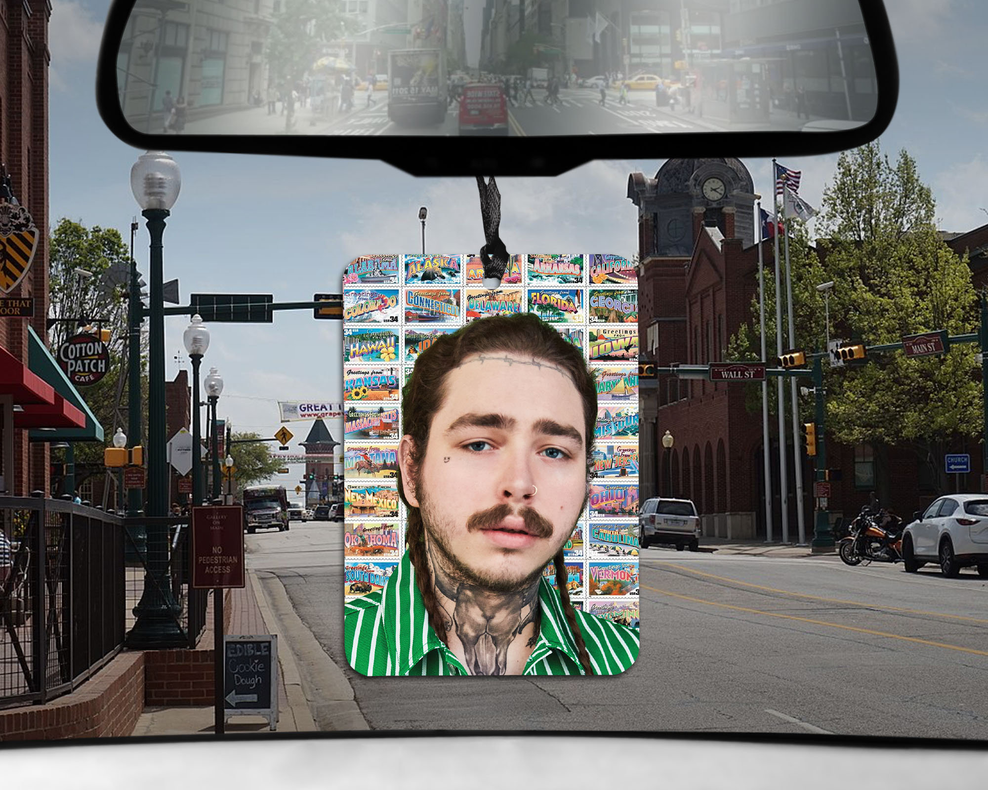 Post Malone car Air Freshener choose your scent gifts for Etsy