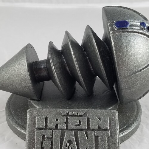 The Iron Giant Bolt Replica With Stand Etsy