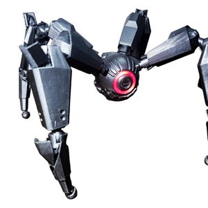 Réplica del modelo Leaper de Arc Raiders: piernas articuladas, LED RGB (escala 1:1)