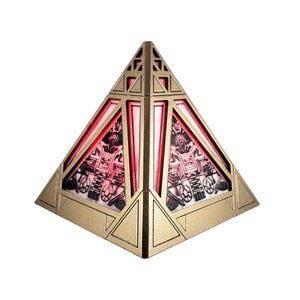 Sith Holocron Star Wars Replica: Remote-Controlled Multi-Color LED
