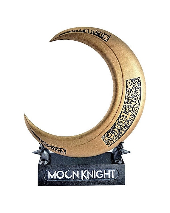 Moon Knight Crescent Darts Replica With Khonshu Display Stand - Etsy