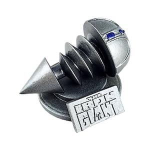 Iron Giant Bolt Movie Replica with Display Stand - Perfect for Collectors and Fans!